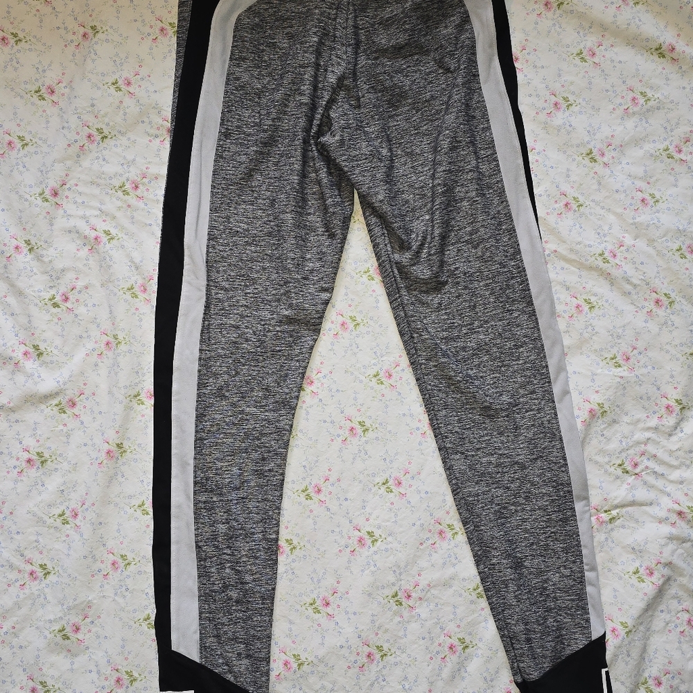 Pink gray leggings